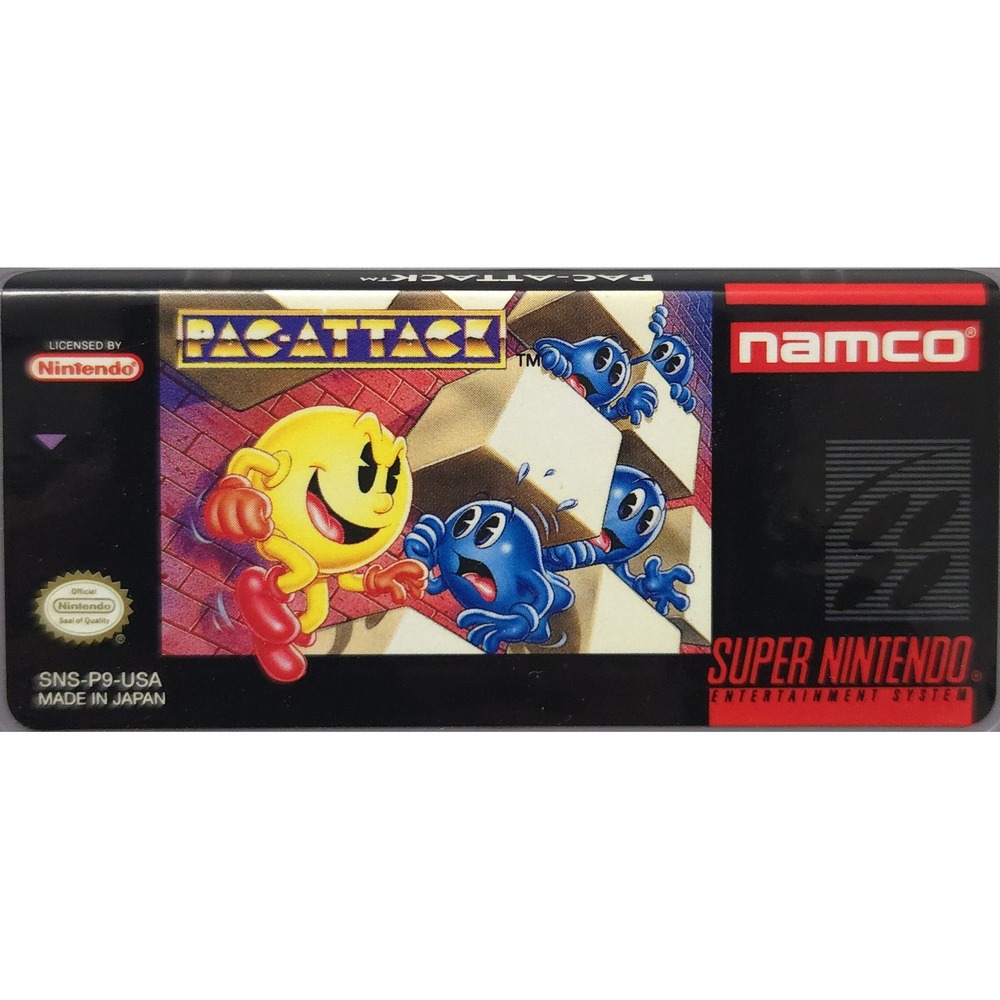 Pac-Attack - SNES - SNS-P9-USA - CIB Complete - Authentic - Tested - Picture 8 of 16